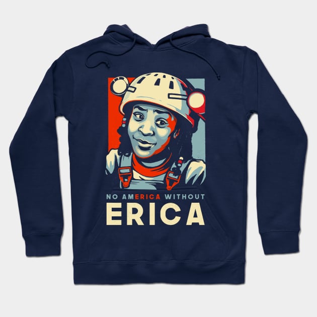 America Erica - Stranger Things TV Show - Funny Quote Hoodie by BlancaVidal